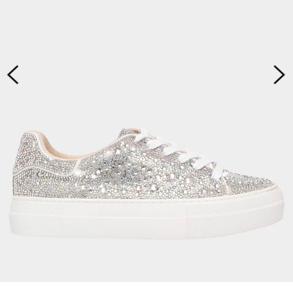 Betsey Johnson Sidney Rhinestone Sneakers
